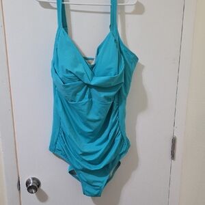 SWIMSUITS FOR ALL turquoise ladies One-Piece Swimsuit 30